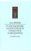 O socjaliz... - Leon Biliński -  Polish Bookstore 