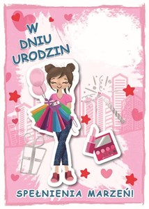 Picture of Karnet urodziny dziewczynka