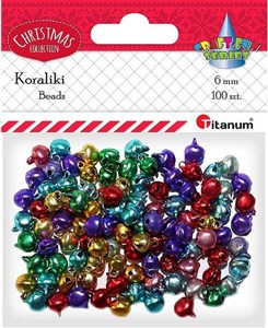 Obrazek Dzwoneczki metalowe 6mm 100szt