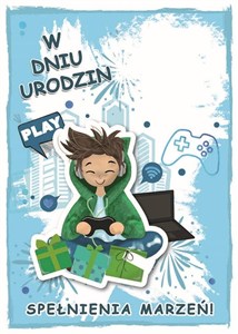 Obrazek Karnet urodziny chłopiec