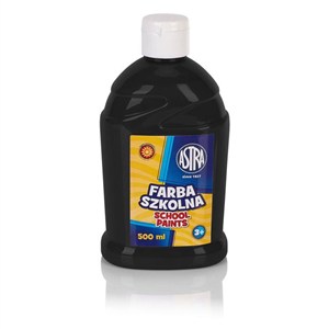 Obrazek Farba szkolna Astra 500 ml czarna