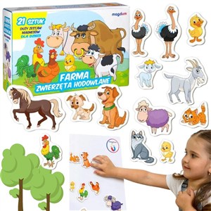 Obrazek Magnesy zwierzęta 21szt