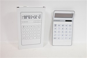 Obrazek Kalkulator biurowy 10-cyfrowy biały