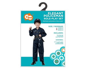 Obrazek Strój dla dzieci Elegancki Policjant rozm. 120/130
