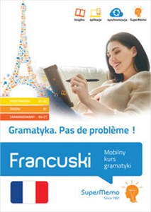 Obrazek Gramatyka Pas de problème! Francuski Mobilny kurs gramatyki (poziom podstawowy A1-A2, średni B1