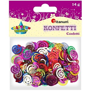 Obrazek Konfetti spiralki mix 14g
