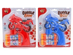 Obrazek Pistolet do baniek mydlanych ze światłem MIX