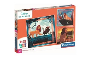 Obrazek Puzzle 3 x48 Super Kolor Lion King