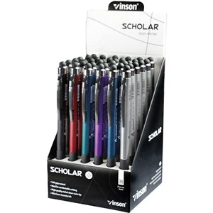 Picture of Długopis automat. Scholar niebieski (36szt)