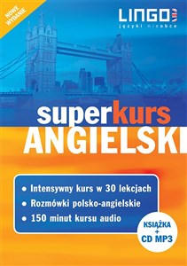 Picture of Angielski Superkurs Kompletny zestaw do samodzielnej nauki. Kurs + rozmówki + audiokurs