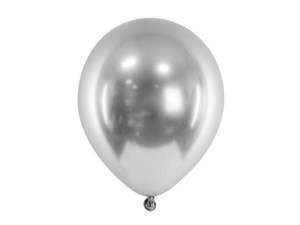 Picture of Balony Glossy srebrne 46cm 5szt