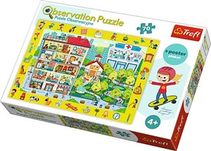 Obrazek Puzzle 70 Obserwacyjne Odwiedzamy miasteczko