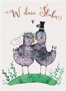 Picture of Karnet 118x163 Ślub - Słowiki