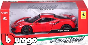 Picture of Ferrari 488 Pista red 1:24 BBURAGO