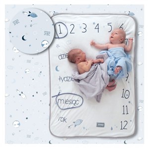 Obrazek Foto-kocyk powder blue