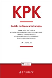 Obrazek KPK Kodeks postępowania karnego oraz ustawy towarzyszące