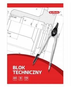 Picture of Blok techniczny A4/10K biały (10szt)