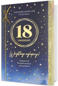 Picture of Karnet B6 Urodziny 18