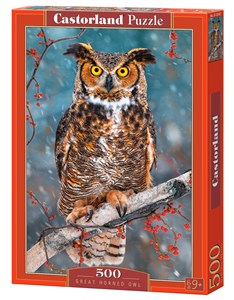 Obrazek Puzzle Great Horned Owl 500