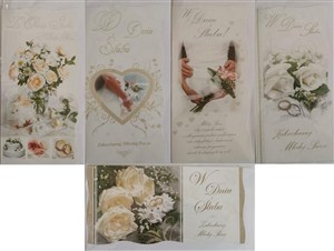 Picture of Karnet Ślub DL + koperta