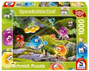 Picture of Puzzle 1000 PQ Lądowanie w lesie Spacebubble 111102