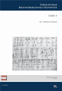 Picture of C XXV. Tabulaturae Braunsbergenses-Olivenses cz.1