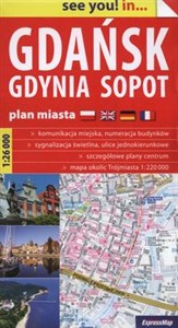 Obrazek Gdańsk Gdynia Sopot Plan miasta 1:26 000