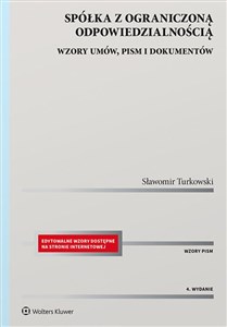 Obrazek Spółka z ograniczoną odpowiedzialnością Wzory umów, pism i dokumentów