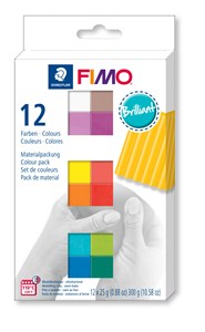 Obrazek Zestaw FIMO soft kolory Brilliant 12x25g Staedtler