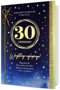 Picture of Karnet B6 Urodziny 30