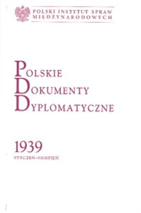 Picture of Polskie dokumenty dyplomatyczne 1939