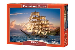 Picture of Puzzle Sailing at Sunset 1500