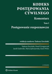 Obrazek Kodeks postępowania cywilnego Komentarz Tom 1 Postępowanie rozpoznawcze