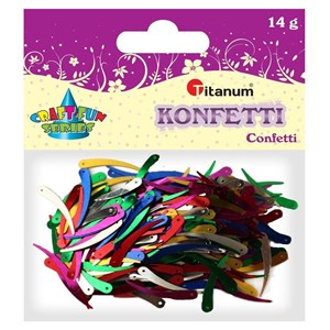 Obrazek Konfetti kość słoniowa mix 14g