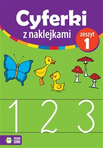 Obrazek Cyferki z naklejkami 1-3