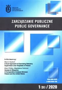 Obrazek Zarządzanie Publiczne 1 (51) 2020