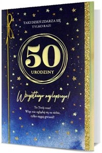 Obrazek Karnet B6 Urodziny 50