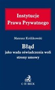Błąd jako ... - Mateusz Królikowski -  Polish Bookstore 
