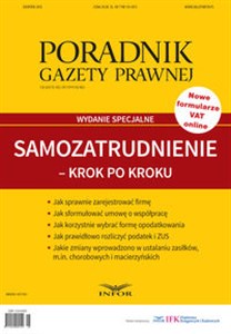 Obrazek Samozatrudnienie krok po kroku Poradnik Gazety Prawnej  Wydanie specjalne