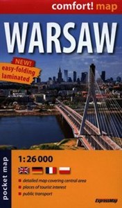 Picture of Warsaw pocked map 1:26 000