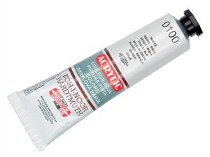 Obrazek Farba akrylowa Koh-I-Noor biała kolor: biały 40 ml (162711)