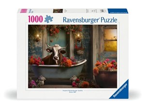 Obrazek Puzzle 1000 Krowa w kąpieli