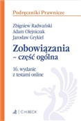 Zobowiązan... - Zbigniew Radwański, Jarosław Grykiel, Adam Olejniczak - Ksiegarnia w UK