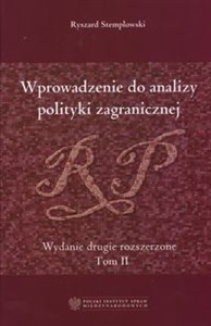 Picture of Wprowadzenie do analizy polityki zagranicznej