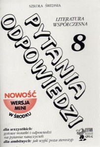 Picture of Pytania odpowiedzi 8 Literatura współczesna Szkoła średnia