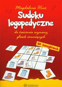 Obrazek Sudoku logopedyczne do ćwiczenia wymowy głosek szumiących. 80 łamigłówek