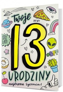 Obrazek Karnet B6 Urodziny 13 HM200-2459