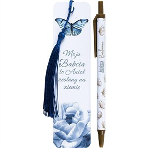 Picture of Zestaw na Dzień Babci zakładka i długopis