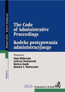 Picture of Kodeks postępowania administracyjnego The Code of Administrative Proceedings