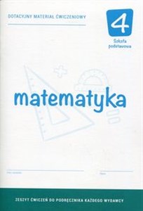 Picture of Matematyka 4 Dotacyjny materiał ćwiczeniowy Szkoła podstawowa